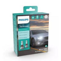 Лампи світлодіодні PHILIPS H8/H11/H16 11366U51X2 LED Ultinon Pro5100 +160% 12/24V в ПТФ